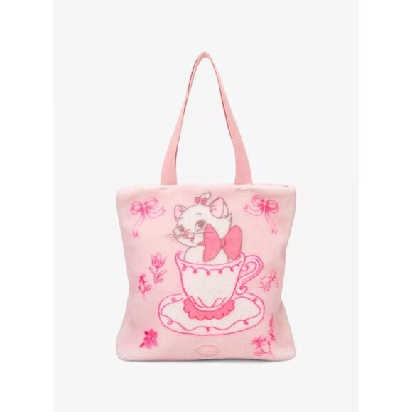 Her Universe Disney The Aristocats Marie Sherpa Tote Bag NEW - Picture 7 of 8